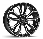 AEZ Leipzig dark 9x20 5x112 ET33 černý lak/leštěná čelní plocha