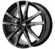 AEZ Montreal dark 7x18 5x108 ET47.5 černý lak/leštěná čelní plocha