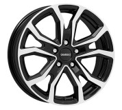 DEZENT TV-Trailer dark 6x14 5x112 ET30.05 černý lak/leštěná čelní plocha