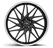 DOTZ Tanaka dark 9x21 5x112 ET40 Gunmetal/polished lip
