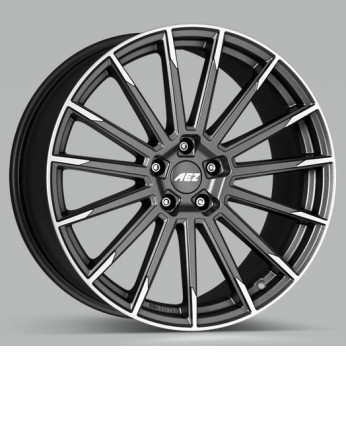 AEZ Atlanta titan 7,5x17 5x100 ET51 grafitový matný lak/leštěná čelní plocha