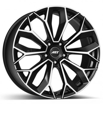 AEZ Leipzig dark 9x20 5x108 ET38.5 černý lak/leštěná čelní plocha