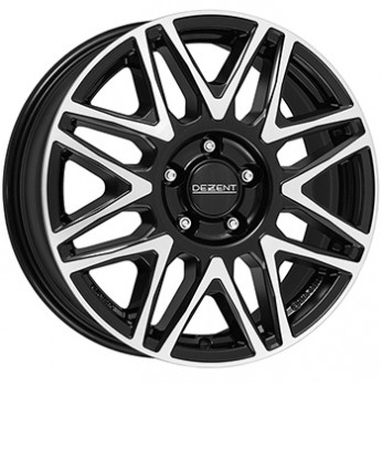 DEZENT KH dark 6,5x16 5x108 ET47 černý lak/leštěná čelní plocha