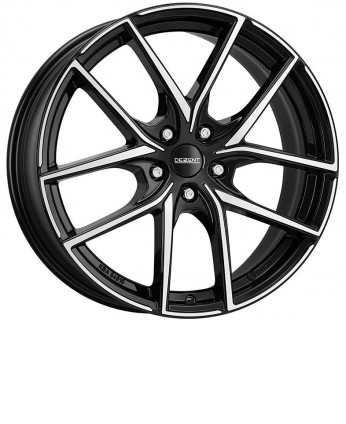 DEZENT TO dark 7,5x18 5x114,3 ET52 černý lak/leštěná čelní plocha