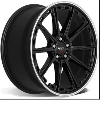 DOTZ Sonoma dark 8x19 5x120 ET36 Black matt/polished lip