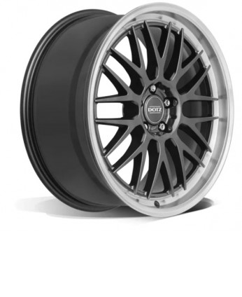 DOTZ Bilbao dark 9x20 5x112 ET42 Gunmetal/polished lip