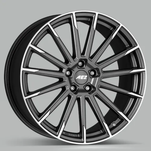 AEZ Atlanta titan 8,5x19 5x112 ET45 grafitový matný lak/leštěná čelní plocha