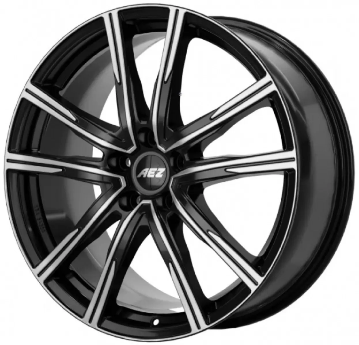 AEZ Montreal dark 7,5x19 5x108 ET50 CB63,4 černý lak/leštěná čelní plocha