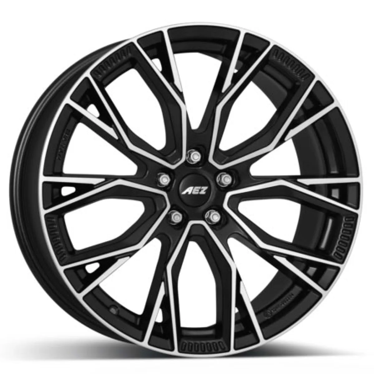 AEZ Toronto dark 10x21 5x112 ET19 černý lak/leštěná čelní plocha