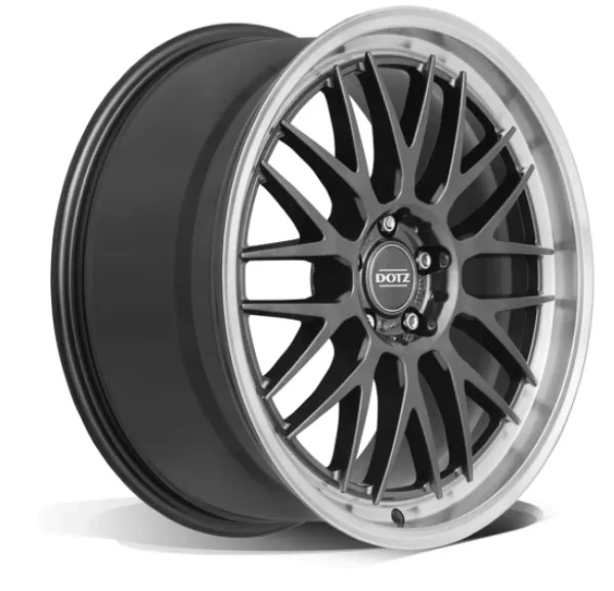 DOTZ Bilbao dark 8,5x20 5x112 ET35 Gunmetal/polished lip