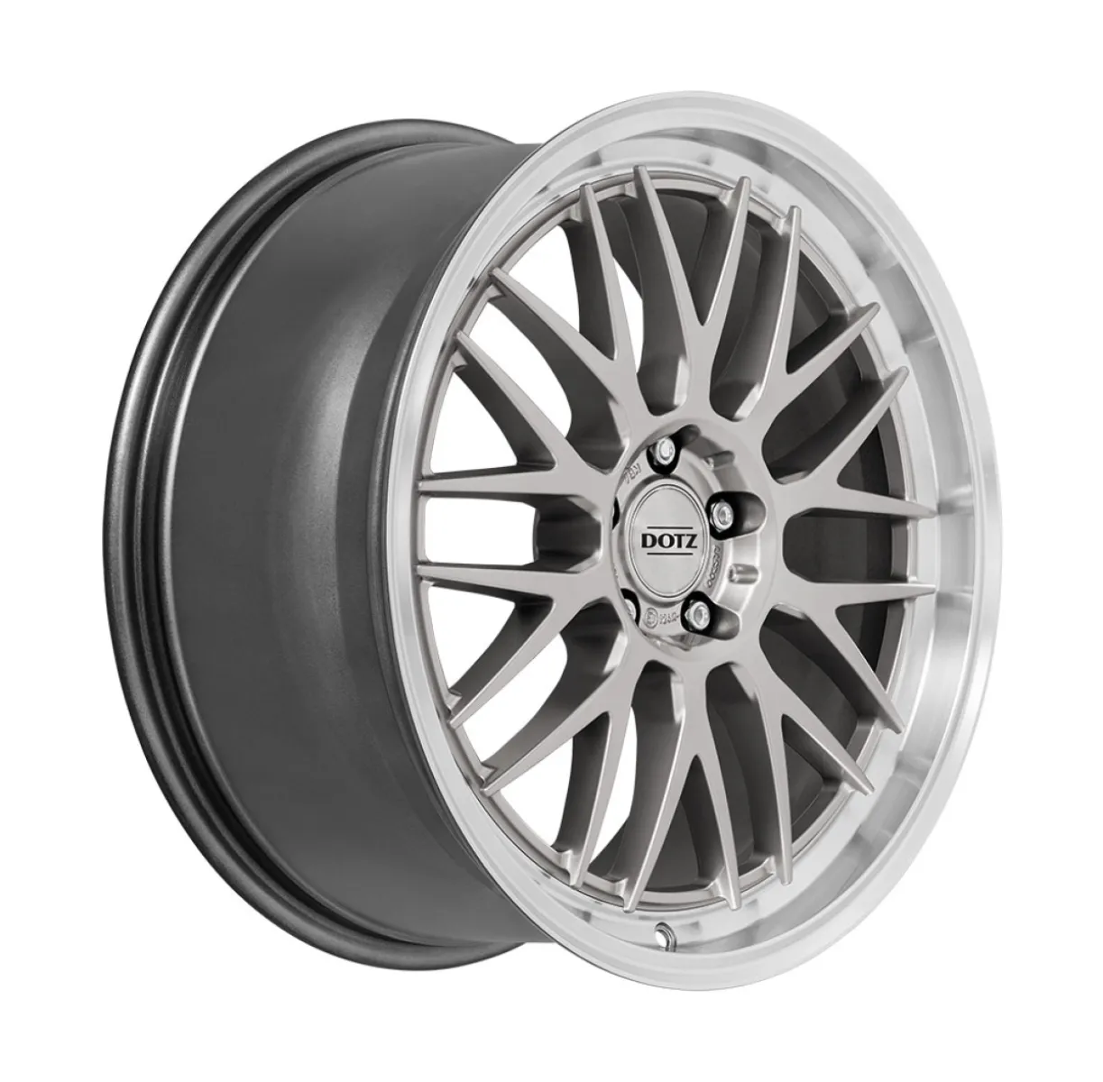 DOTZ Bilbao blaze 9x20 5x112 ET28 Silver/polished lip