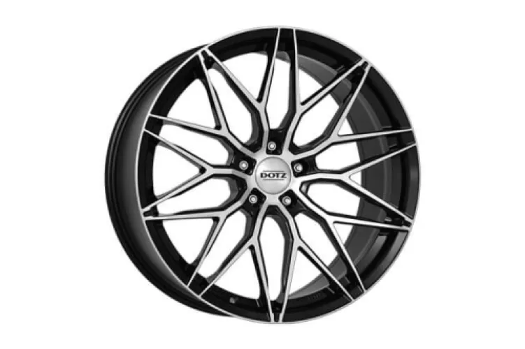 DOTZ Suzuka dark 8x19 5x112 ET27 černý lak/leštěná čelní plocha