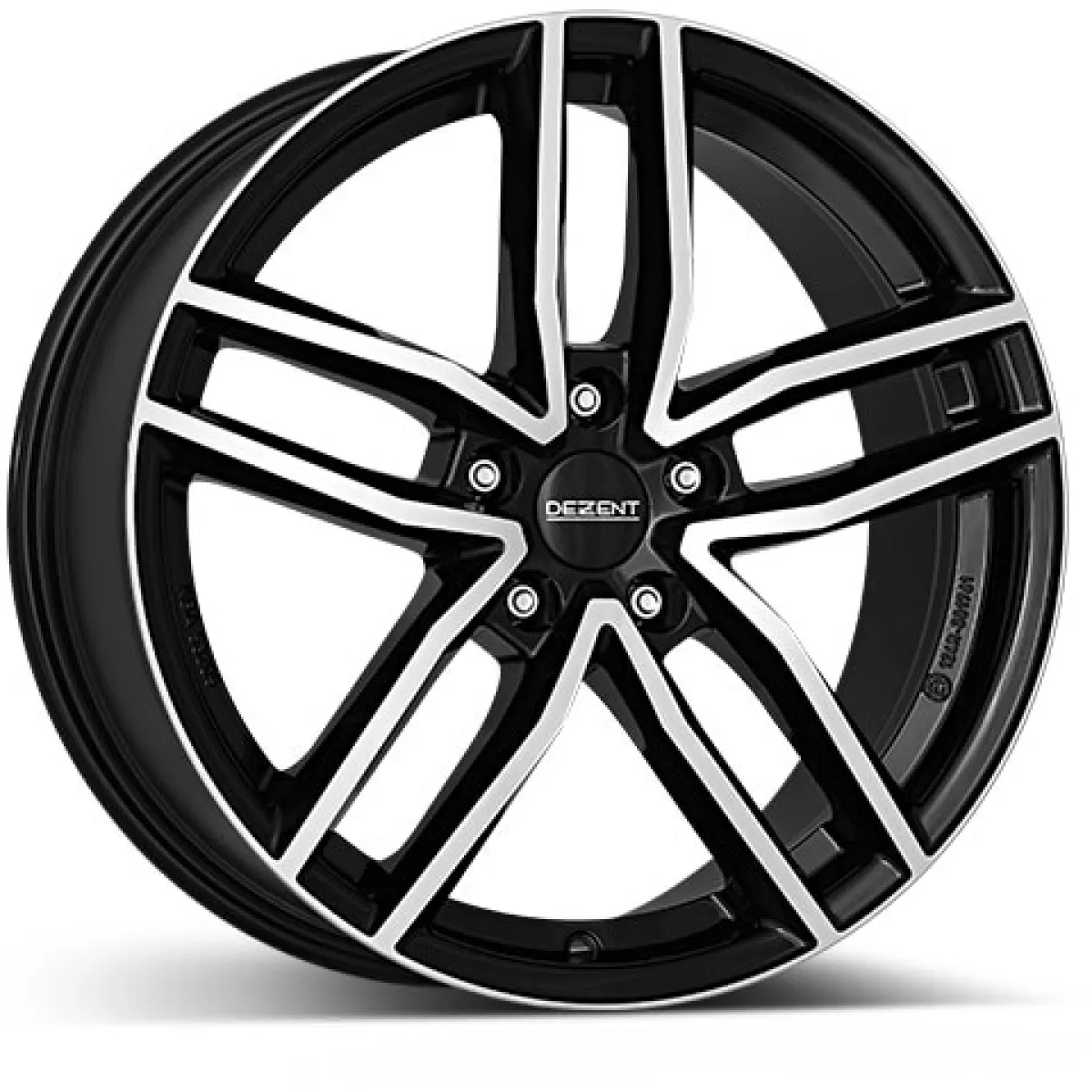 DEZENT TR dark 7,5x17 5x108 ET48 Black/polished