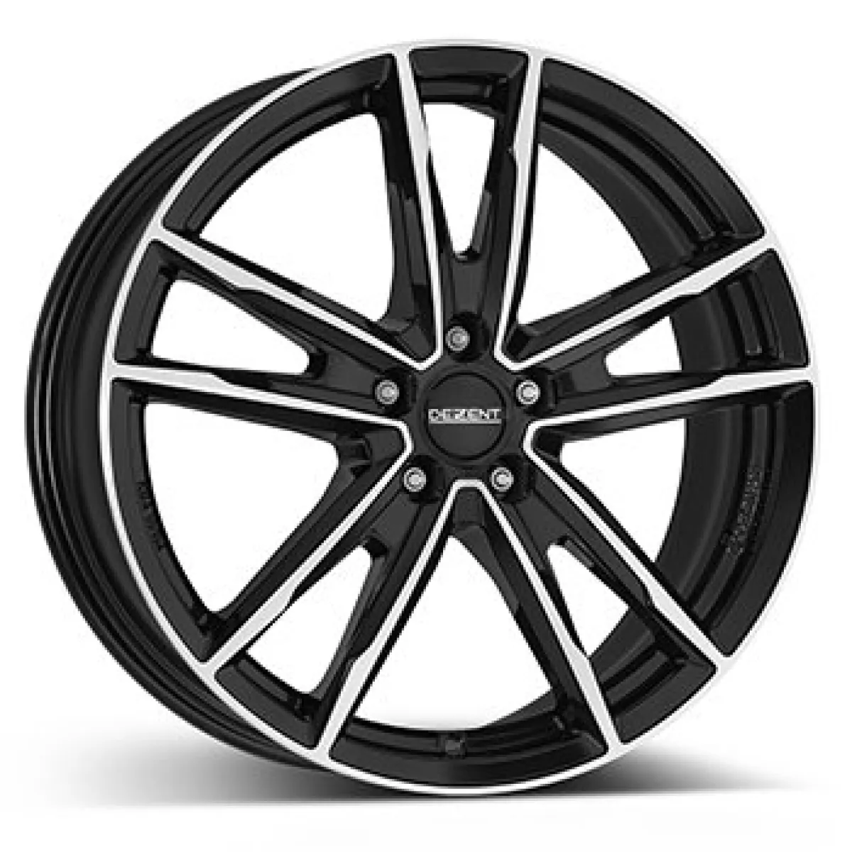 DEZENT KF dark 8x19 5x114,3 ET48 černý lak/leštěná čelní plocha