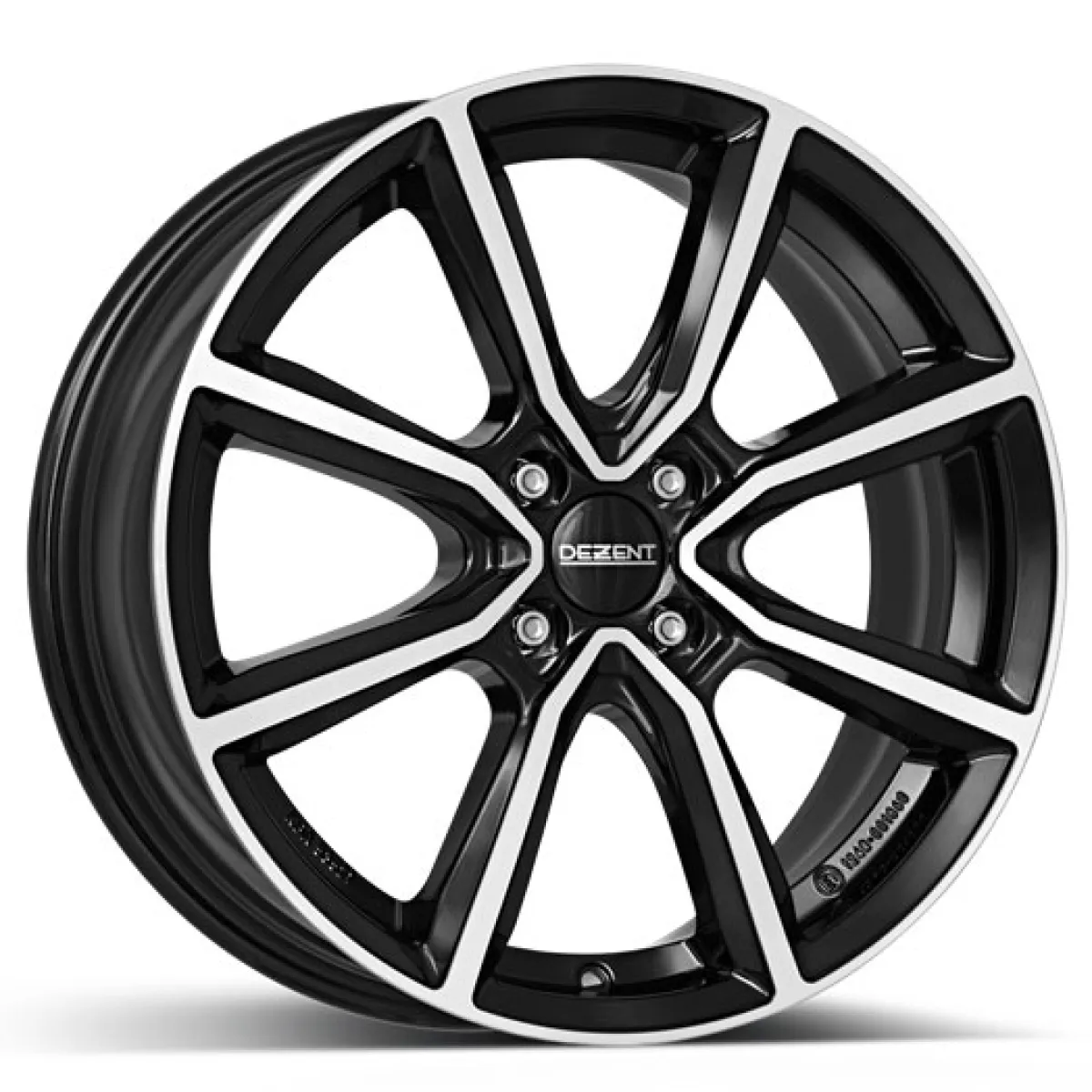 DEZENT TN dark 6,5x16 4x100 ET45 Black/polished