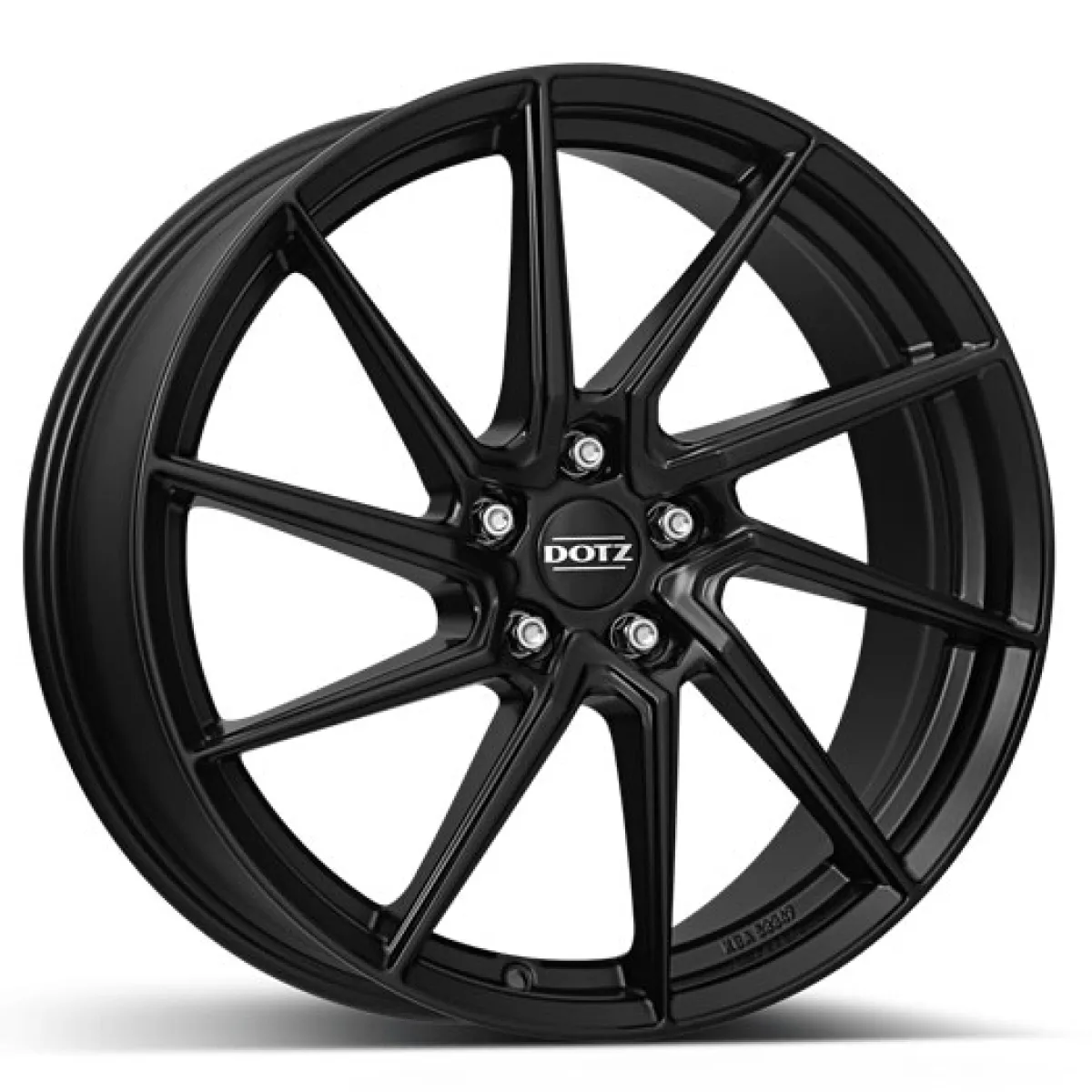 DOTZ Spa black 8x19 5x114,3 ET40 CB71,6 černý matný lak