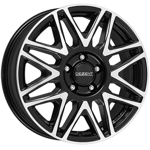 DEZENT KH dark 6,5x16 5x114,3 ET48 černý lak/leštěná čelní plocha