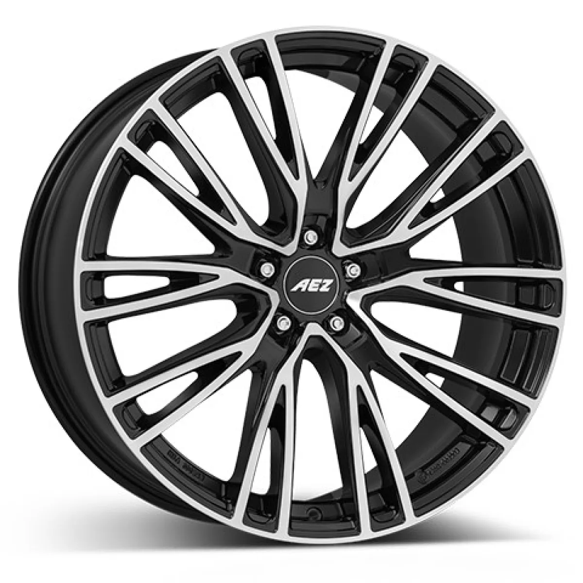 AEZ Seattle dark 9x21 5x112 ET42 černý lak/leštěná čelní plocha