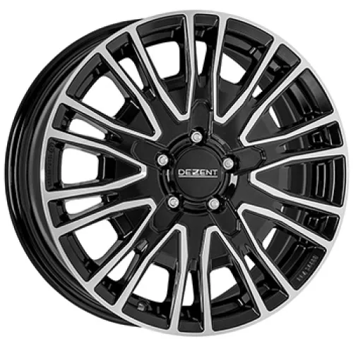 DEZENT KE dark 7x17 5x130 ET33 černý lak/leštěná čelní plocha