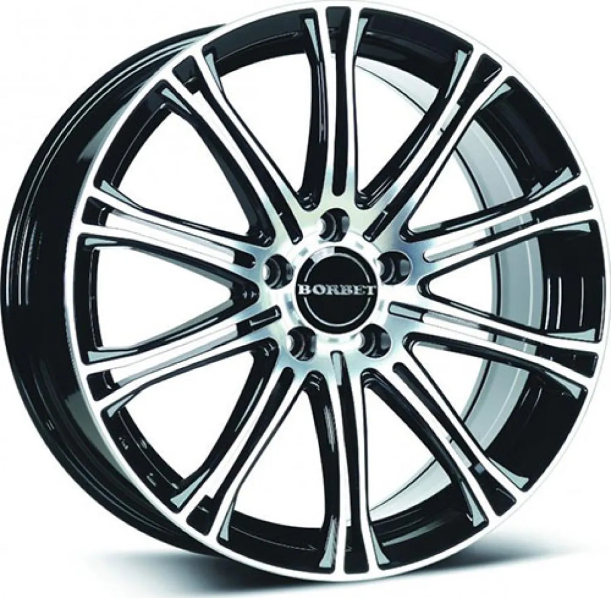 BORBET CW1 7x17 4x108 ET38 CB72,5 Black Polished