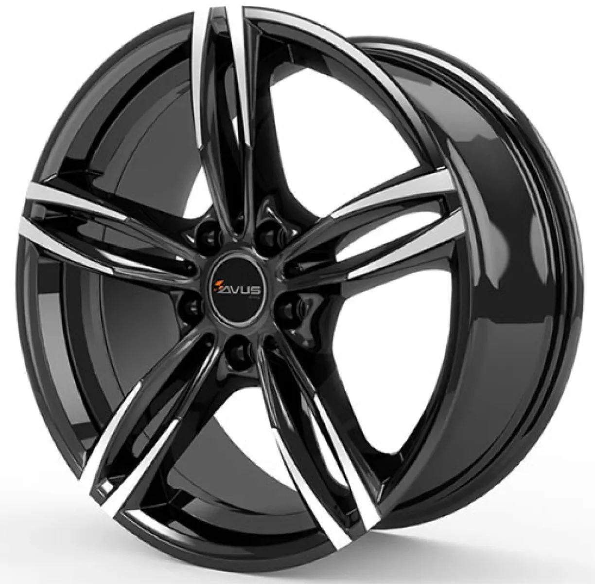 AVUS Racing AC-MB3 8,5x18 5x120 ET47 CB72,6 Black Polished