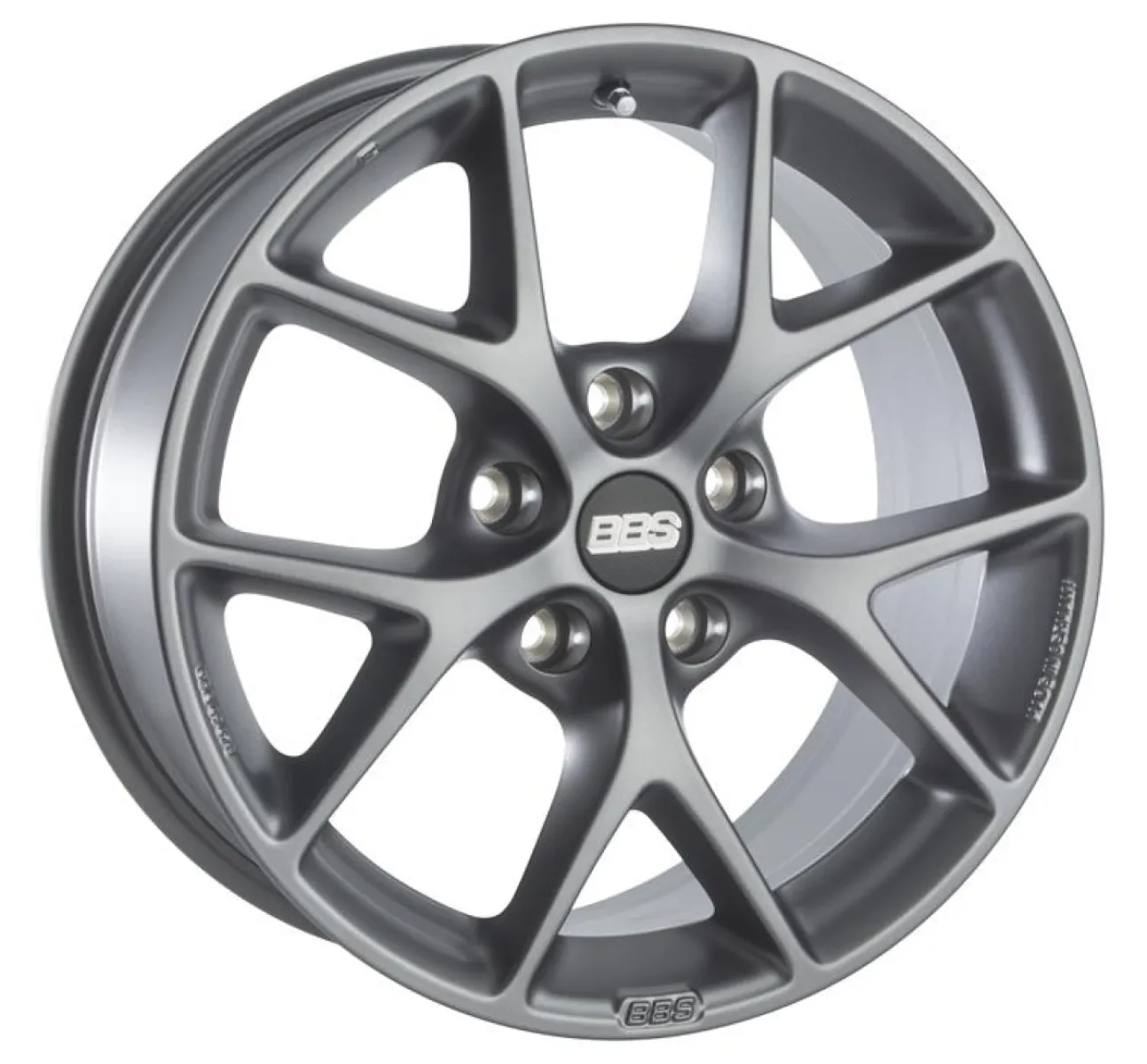 BBS SR 8x18 5x112 ET45 CB82 Himalaya Grau Matt