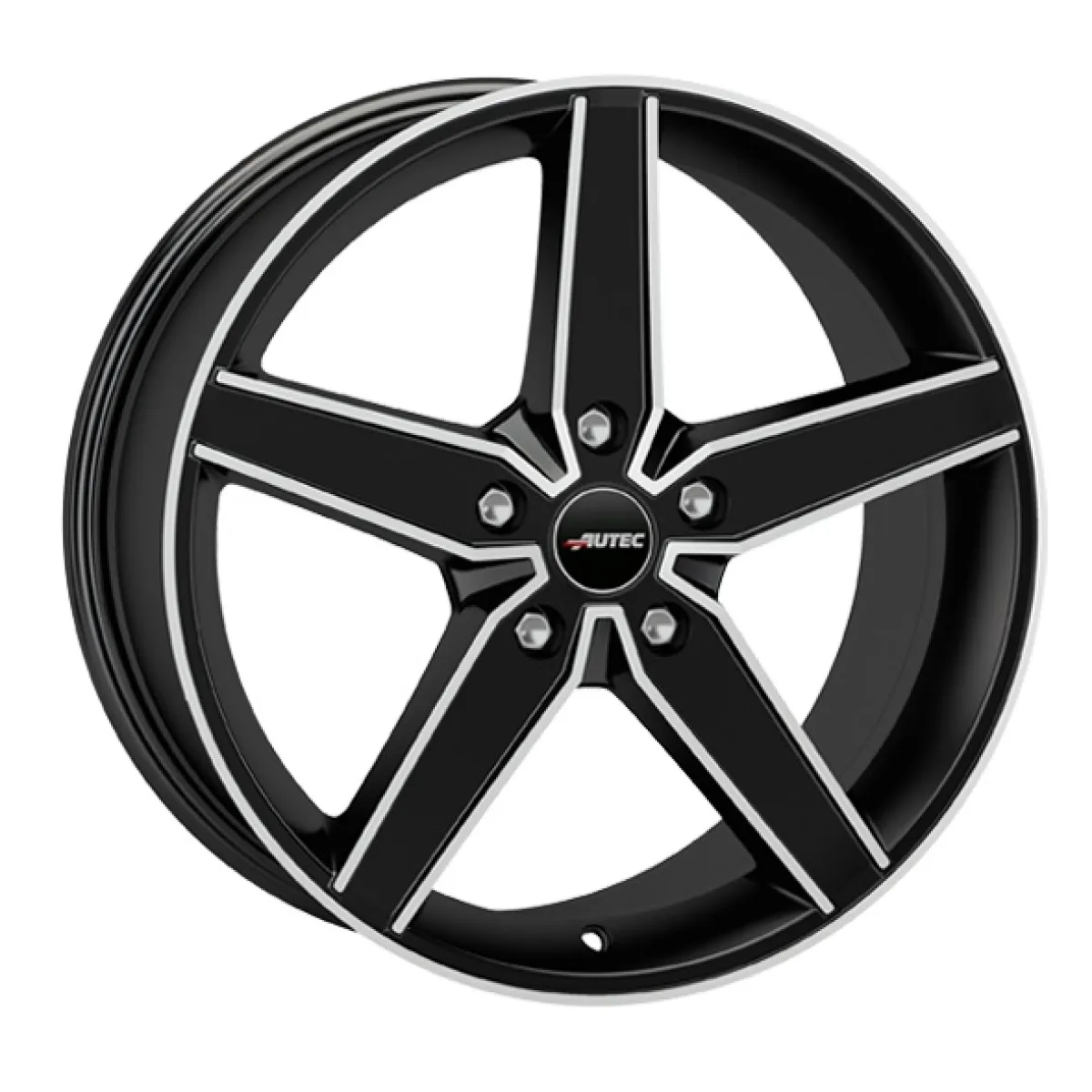 AUTEC DELANO (D) 8x19 5x108 ET45 CB70 Schwarz Matt Poliert