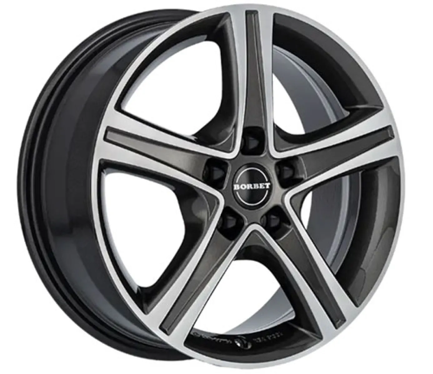 BORBET CWD 6,5x16 5x112 ET52 CB66,6 Mistral Anthracite Glossy Polished