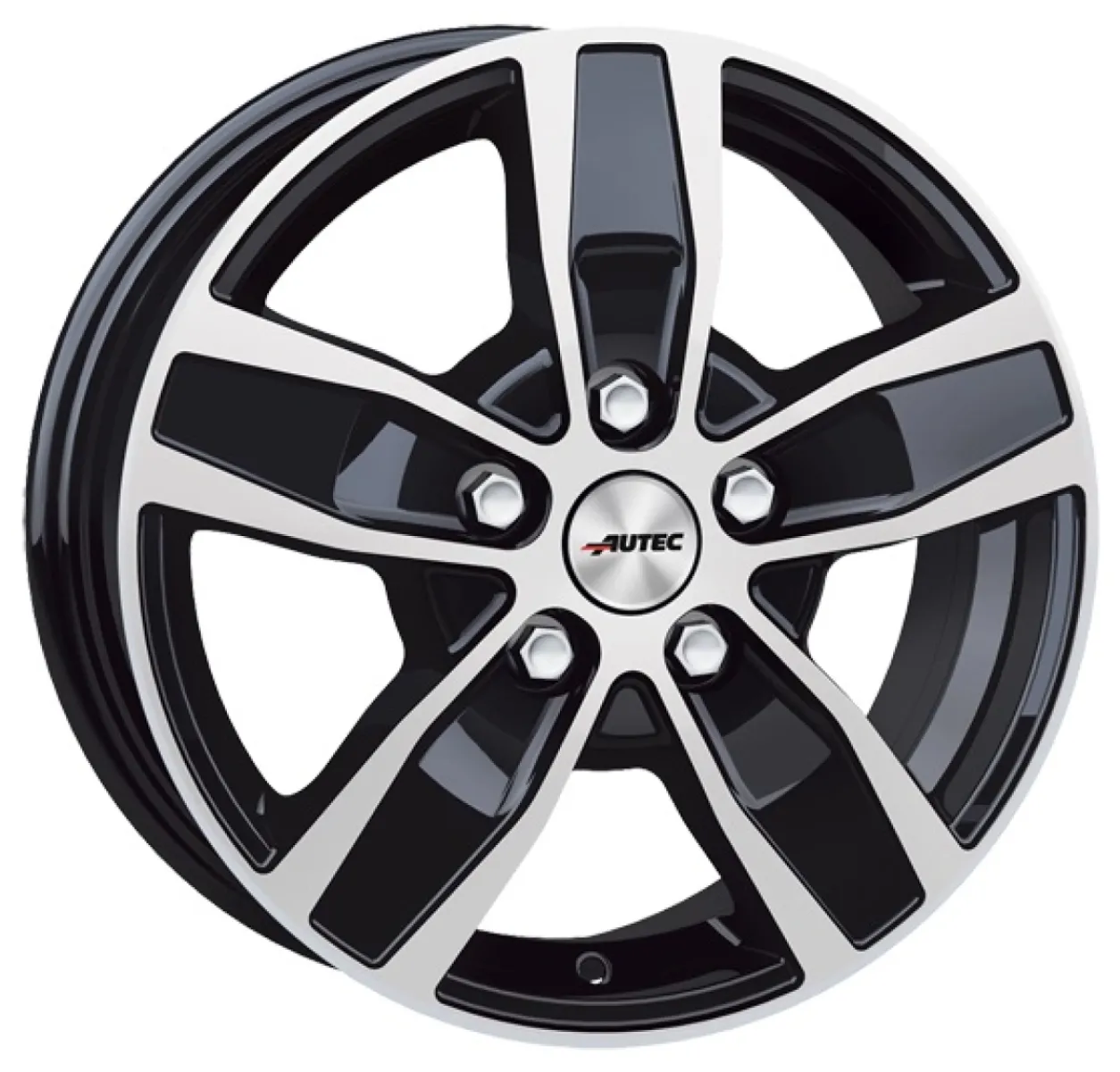 AUTEC QUANTRO 6,5x16 5x118 ET66 CB71,1 Schwarz Poliert