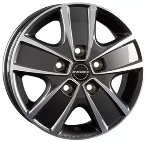 BORBET CWG 6x16 5x118 ET68 CB71,1 Mistral Anthracite Polished