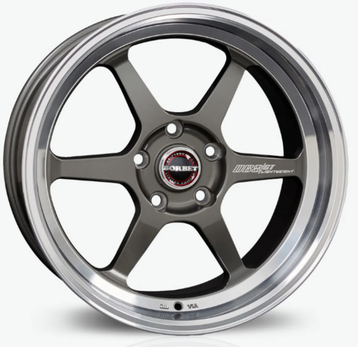 BORBET DB8/GT 8,5x18 5x120 ET20 CB72,5 Graphite Rim Polished