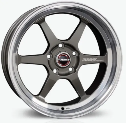 BORBET DB8/GT 8,5x18 5x114,3 ET20 Graphite Rim Polished