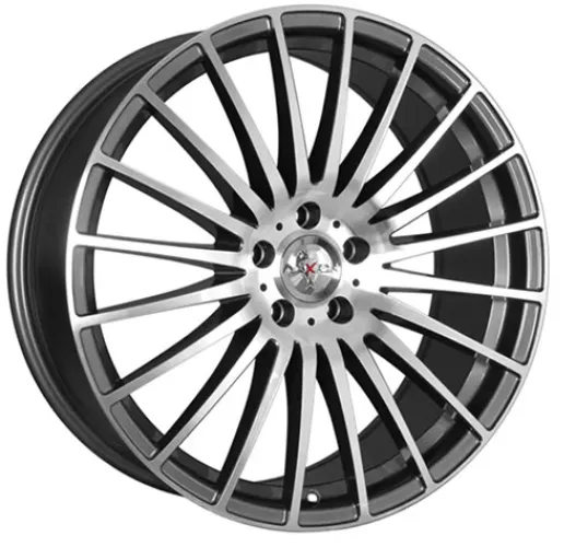 AXXION AX5 EXCESS 8x18 5x112 ET45 Daytonagrau Hochglanz Poliert (DGP plus)