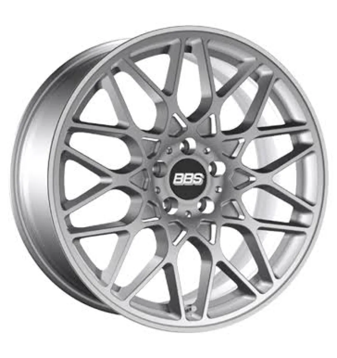BBS RX-R 9,5x19 5x112 ET40 CB82 Brillantsilber mit Anfahrschutz