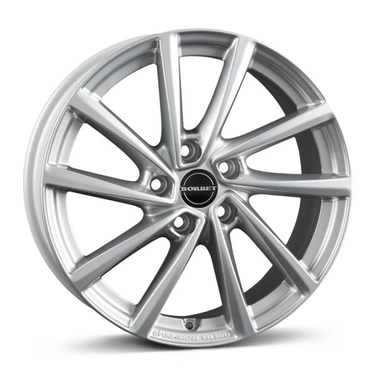 BORBET V 7x18 5x110 ET38 CB65,1 Crystal Silver