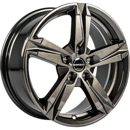 BORBET T10 6,5x16 5x112 ET46 Mistral Anthracite Glossy Einteilig