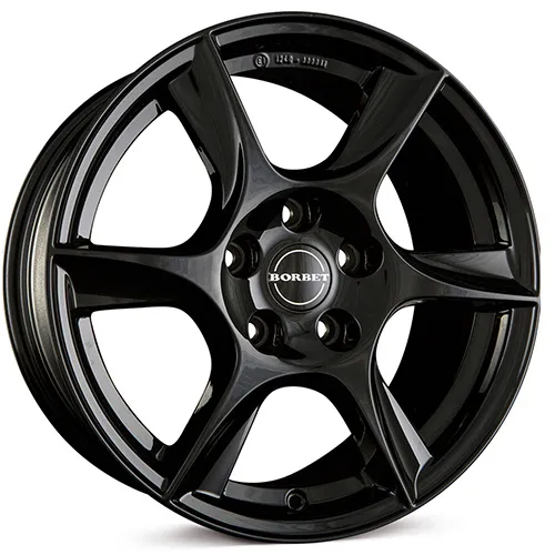 BORBET TL 5,5x15 5x100 ET38 Black Glossy