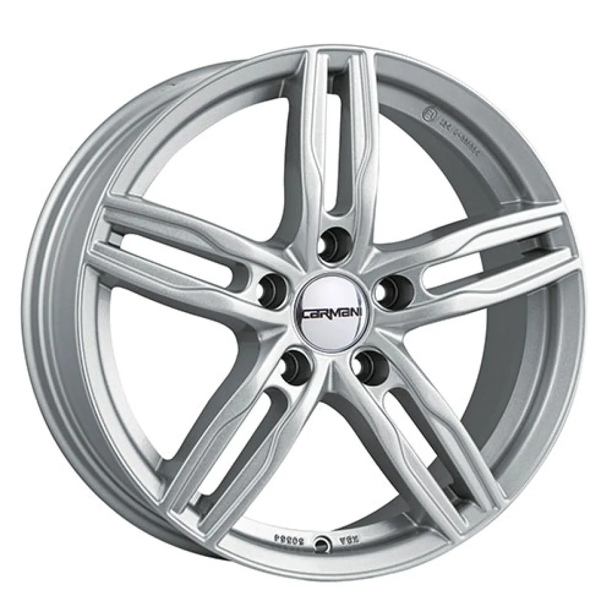 CARMANI 14 Paul 7,5x17 5x112 ET38 CB66,6 kristall silber FIX