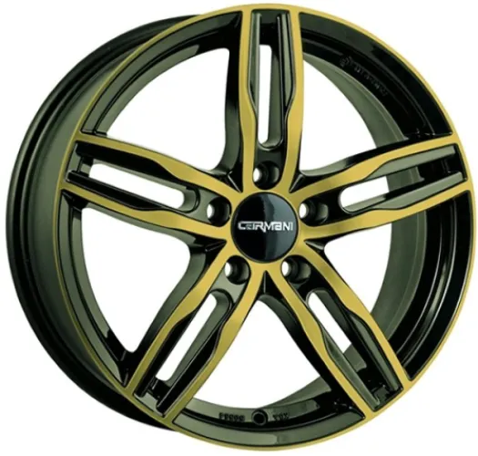 CARMANI 14 Paul 7,5x17 5x112 ET52 black polish FIX