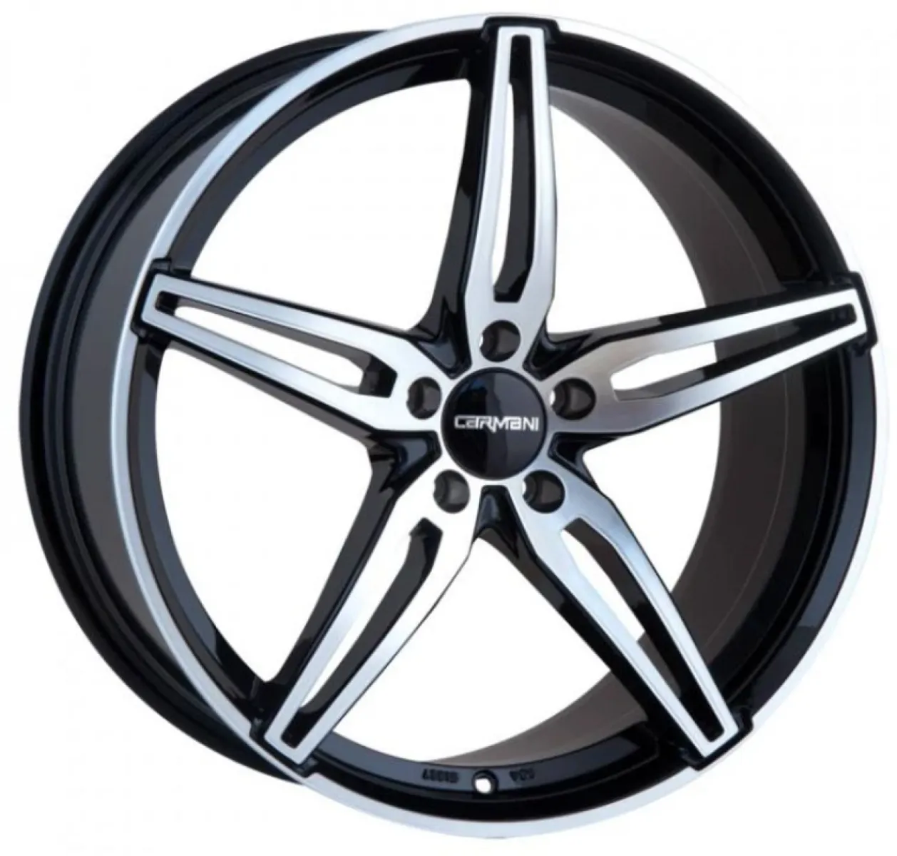 CARMANI 15 Oskar 7,5x18 5x112 ET52 CB66,6 black polish FIX