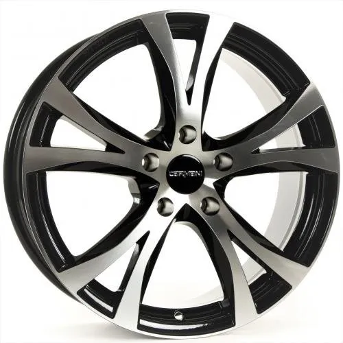 CARMANI 09 Compete 6,5x15 5x112 ET48 black polish FIX