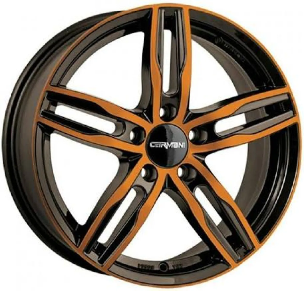 CARMANI 14 Paul 7,5x17 5x108 ET55 CB63,4 orange polish