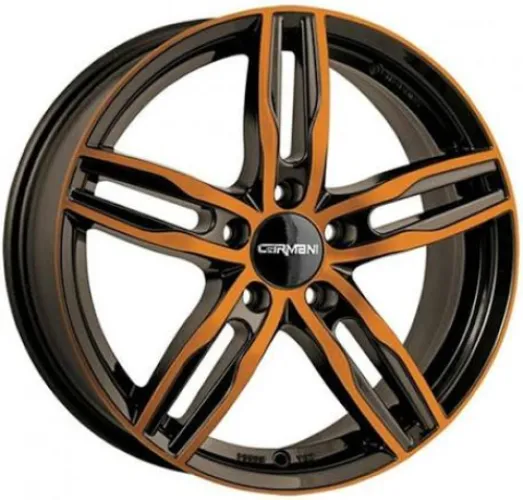 CARMANI 14 Paul 7,5x17 5x108 ET55 CB63,4 orange polish