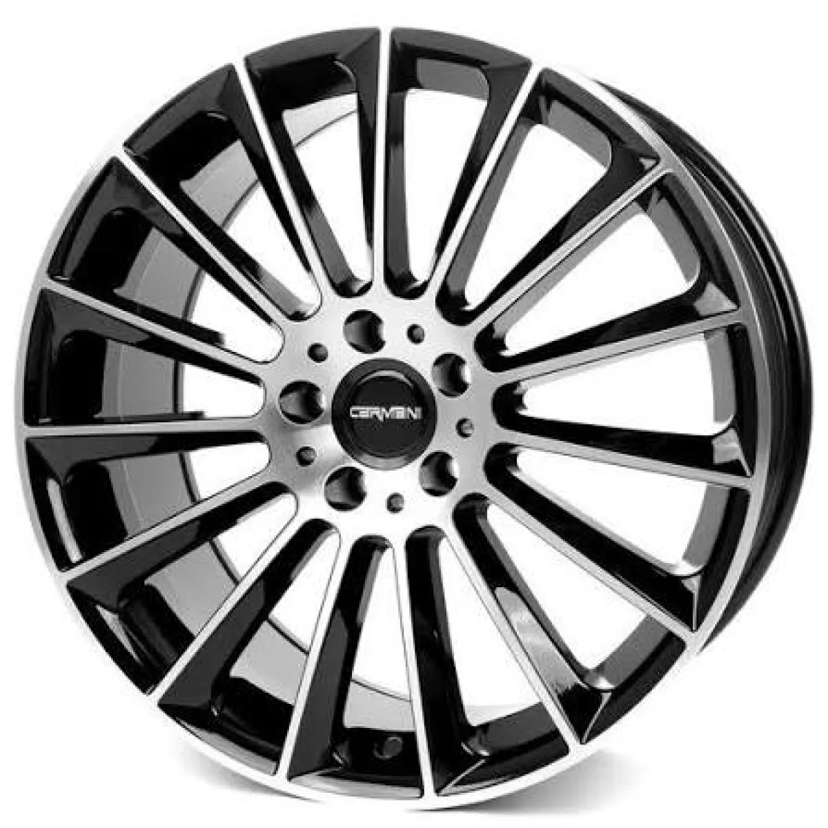 CARMANI 17 Fritz 8x19 5x112 ET45 CB66,6 black polish