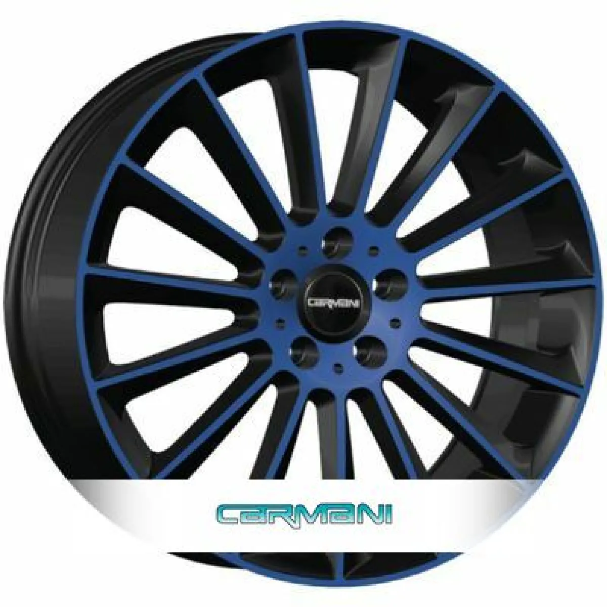 CARMANI 17 Fritz 8,5x20 5x112 ET48 CB66,6 blue polish