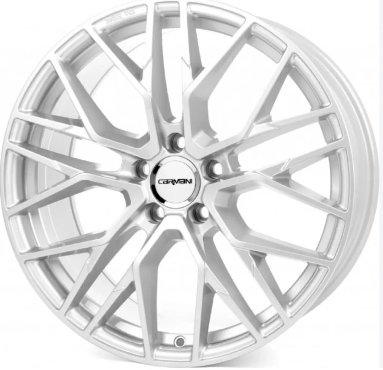 CARMANI 20 Ludwig 8x18 5x112 ET30 CB66,7 white silver FIX