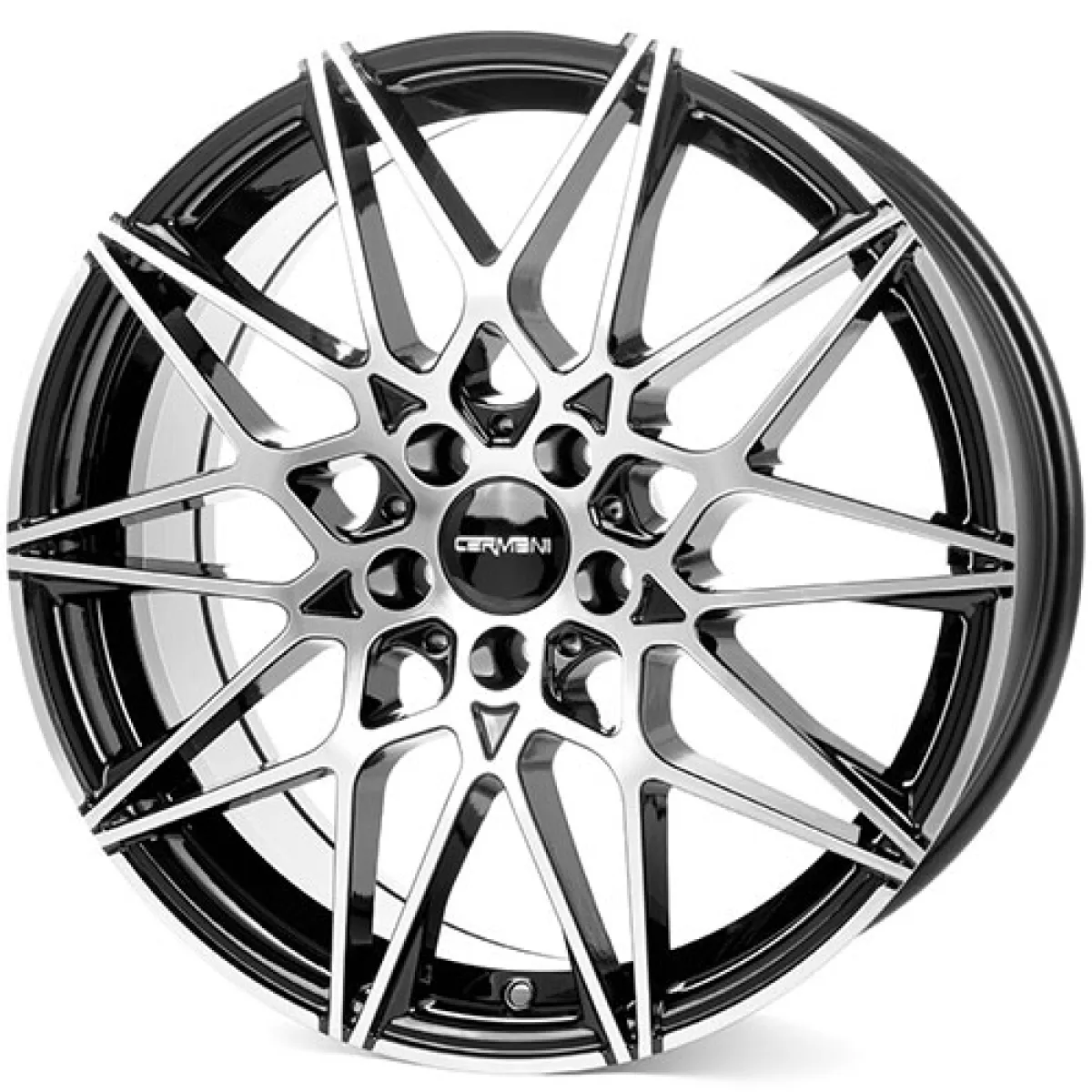 CARMANI 18 Knut 9x19 5x112 ET35 CB66,7 black polish FIX
