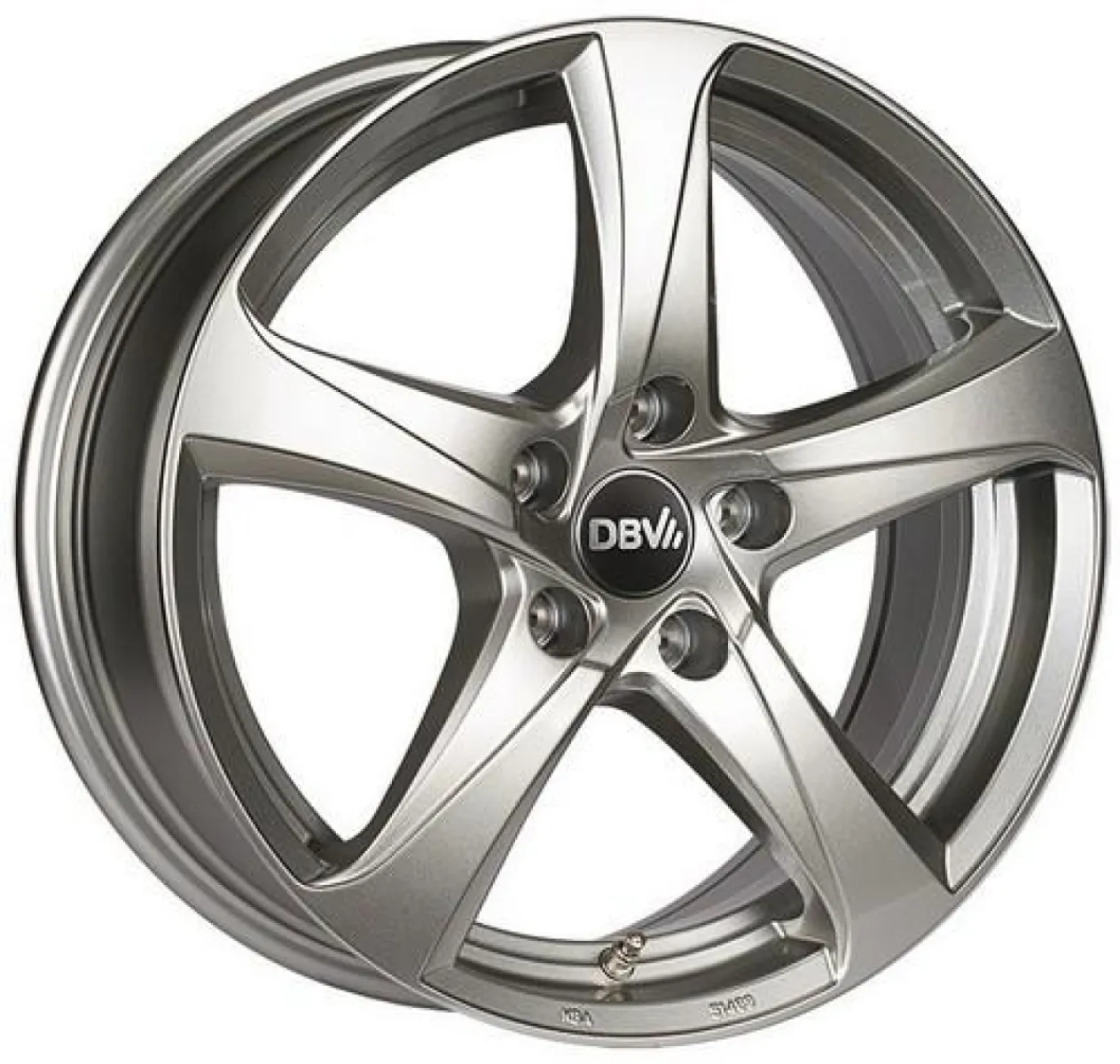 DBV 5SP 001 6,5x16 5x108 ET43 CB74,1 Shadow Silber