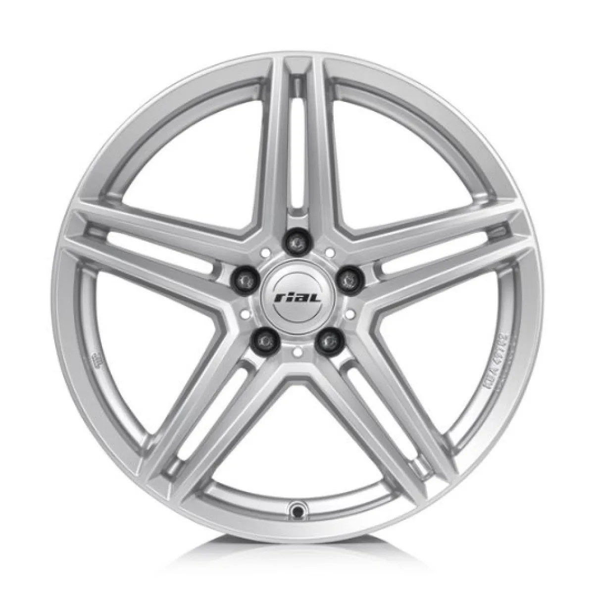 RIAL M10 8x18 5x112 ET48 CB66,6 Polar-Silber