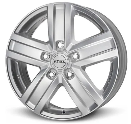 RIAL TRANSPORTER 6x15 6x118 ET68 Polar-Silber